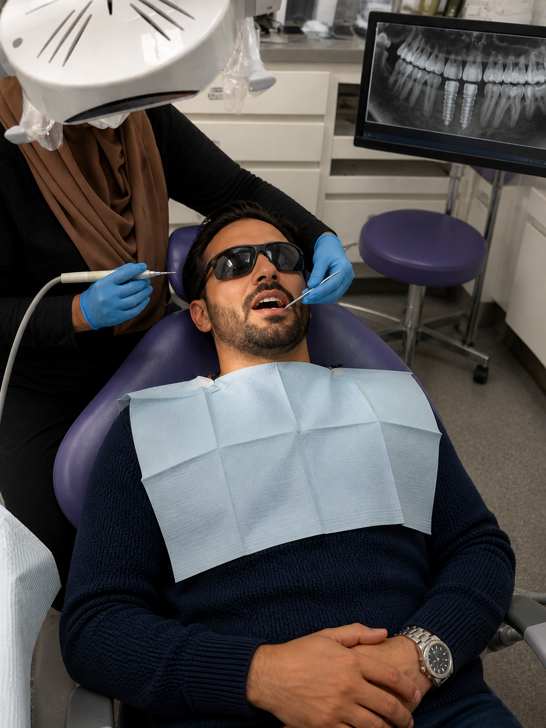Modern dental surgery room